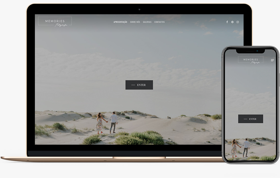 web design memories fotografia
