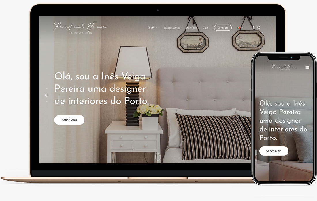 Web Design Porto – Decoração de Interiores<br/> Perfecthomeinteriors.com